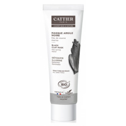 Masque à l'argile noir detoxifie 100 ml - Cattier