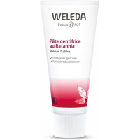 Pâte dentifrice bio au Ratanhia 75 ml - Weleda, Dentifrices bio,  Soins bucco-dentaires bio.