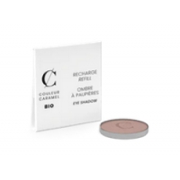 Recharge Ombre à paupières No 057 sable doré nacré- Couleur Caramel - maquillage bio Aromatic Provence