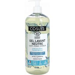 Gel lavant neutre corps visage cheveux 1 litre - Coslys