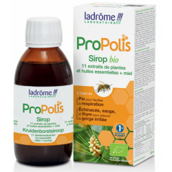 Sirop à la propolis bio avec echinacée et thym 150 ml - Ladrôme