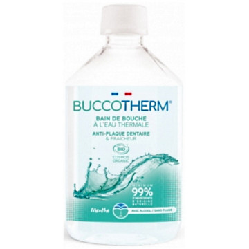 Bain de bouche menthe naturelle à l'eau thermale 300ml - Buccotherm