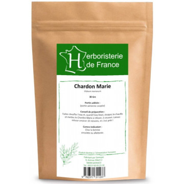 Tisane Chardon marie 30gr - Herboristerie de france