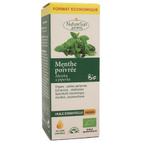 Huile essentielle de Menthe Poivrée Bio Flacon  30ml - NatureSun'arôms aromathérapie alimentaire Aromatic provence