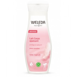 Lait corps apaisant peaux sensibles sans parfum 200 ml - Weleda