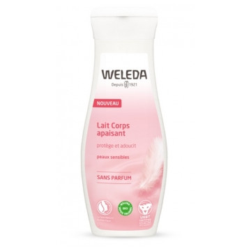 Lait corps apaisant peaux sensibles sans parfum 200 ml - Weleda