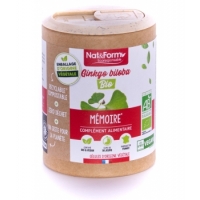 Ginkgo Biloba Bio 90 gélules - Nat et Form memoire et vigilance Aromatic provence