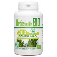 Ortie bio 400mg 200 comprimés - GPH Diffusion silicium organique oligo éléments Aromatic provence