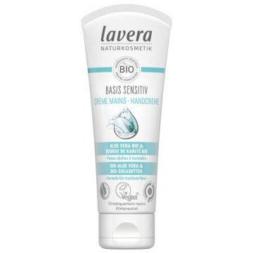 Crème mains Amande bio et Karité BASIS 75ml - Lavera