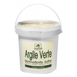 Argile surfine verte Montmorillonite 1kg - Naturado