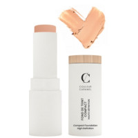 Fond de teint compact No 12 Beige clair 9 gr - Couleur Caramel, maquillage bio du teint Aromatic provence