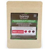 Coloration Végétale Progressive - Rouge 100 gr - Terre de Couleur Aromatic provence