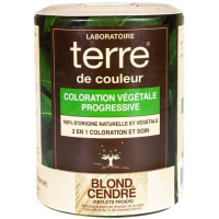 Coloration Végétale Progressive - Blond Cendré 100 gr - Terre de Couleur Aromatic provence