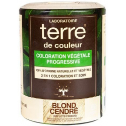 Coloration Végétale Progressive - Blond Cendré 100 gr - Terre de Couleur