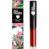 Gloss naturel et vegan 817 ROUGE BORDEAUX GLOSSY KEEP YOUR CHIN UP 8ML - ALL TIGERS Aromatic provence