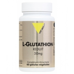 L - Glutathion réduit 50mg 60 gélules - Vit All Plus