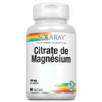 Citrate de Magnesium - 144 mg 90 gélules végétales - Solaray Aromatic provence