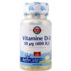 Vitamine D3 100 capsules - Solaray
