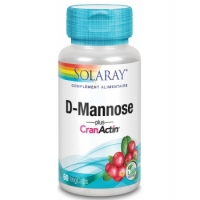 D-MANNOSE Plus Cran-Actin 60 gélules végétales - Solaray