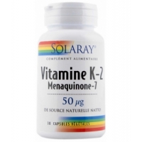 Vitamine K-2 Menaquinone-7 Natto 30  gélules - Solaray Aromatic provence