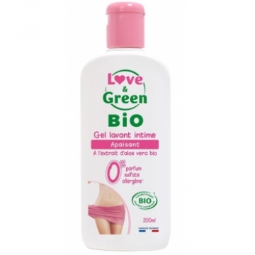 Gel intime apaisant bio 200ml - Love and Green