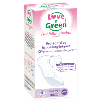 Protège-slips incontinence x28 - Love and Green