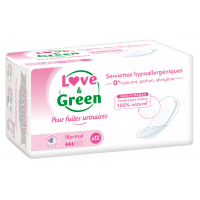 Serviettes incontinence normal x12 - Love and Green Aromatic provence