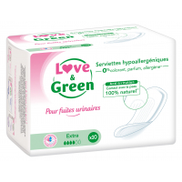 Serviettes incontinence super x10 - Love and Green Aromatic provence