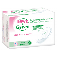 Serviettes incontinence super x10 - Love and Green