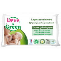 Lingettes au liniment x56 - Love and Green Aromatic provence