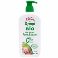 Gel lavant corps et cheveux bio 500ml - Love and Green Aromatic provence