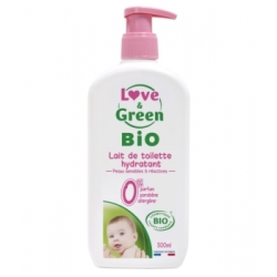 Lait de toilette bio  500ml - Love and Green