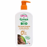 Gel lavant bébé surgras bio 500ml - Love and Green Aromatic provence