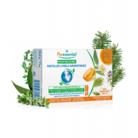 Pastilles Respiratoire aux 3 miels aromatiques 18 pastilles - Puressentiel Aromatic provence