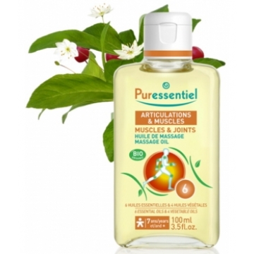 Huile de massage BIO Effort Musculaire - Arnica - Gaulthérie 100ml - Puressentiel