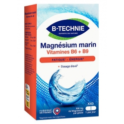 Magnésium Marin B6 B9 100 gélules - Biotechnie Aquatechnie