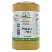 Minceur Detox 120 gélules - Herboristerie de Paris thé vert guarana piloselle spiruline Aromatic provence