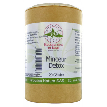 Minceur Detox 120 gélules - Herboristerie de Paris