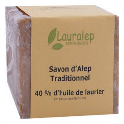 Savon d'Alep Traditionnel 40 pour Cent 200 gr - Lauralep