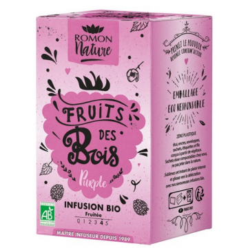 Infusion plaisir Fruits des Bois bio 16 sachets - Romon Nature