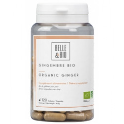 Gingembre bio 120 gélules - Belle et Bio