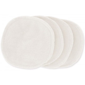Lot de 4 eco lingettes démaquillantes - Couleur Caramel