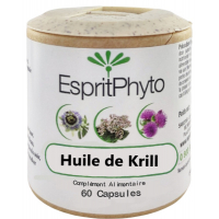 Huile de Krill Pure 60 capsules de 500mg - EspritPhyto oméga 3 esprit phyto Aromatic Provence