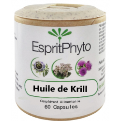 Huile de Krill Pure 60 capsules de 500mg - EspritPhyto