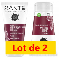Lot de 2 Après shampoing Brillance Bouleau Bio 2x150ml - Santé cure capillaire revitalisante Aromatic provence
