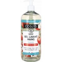 Gel lavant mains à la pomme bio 1 Litre - Coslys aloe vera base lavante douce reine des près Aromatic provence