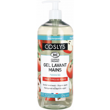 Gel lavant mains à la pomme bio 1 Litre - Coslys