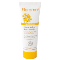 Crème Mains nourrissante 50ml - Florame karité, jojoba, coco, ricin et onagre Aromatic provence