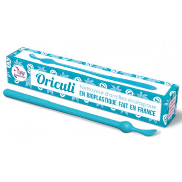 L'Oriculi Nettoyeur d'oreilles écologique en bioplastique couleur bleu - Lamazuna