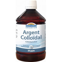 Argent Colloïdal Naturel 20 PPM 500 ml - Biofloral argent ionisé en solution Aromatic provence